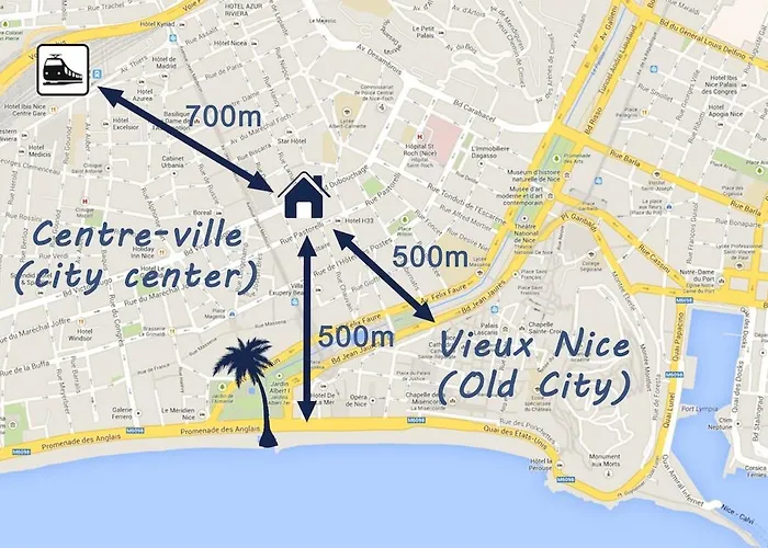 Le Chic, Plein Centre Avec Climatisation شقة نيس